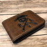 Logo Butterfly Leather Wallet - Redcoat Apparel