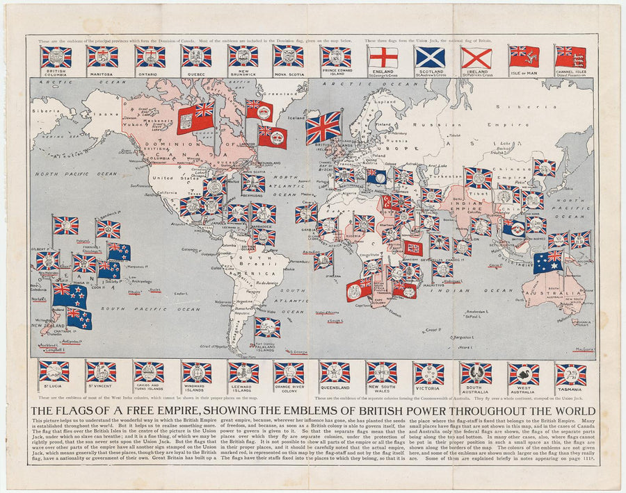 Flags of a free empire 1910